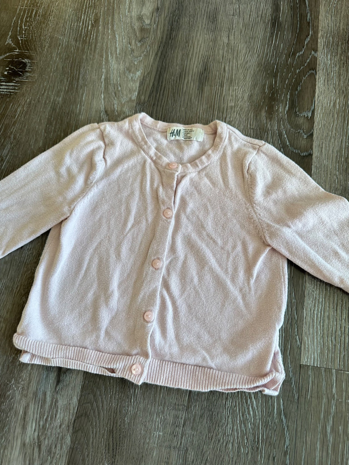 H & M Cardigan, Pink, Size 18-24 months, VGUC, Kids 24 Month (18-24M)