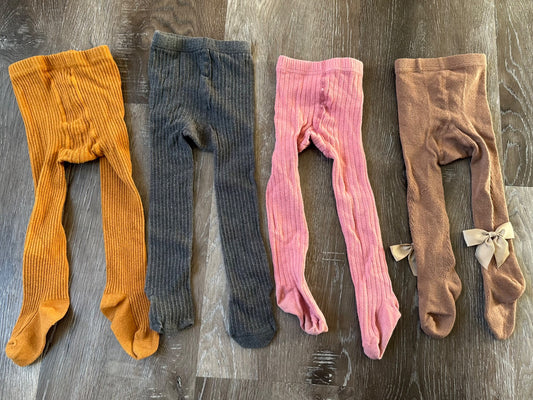 4 pairs Girls leggings, size 2T (approx), VGUC , Kids 2T