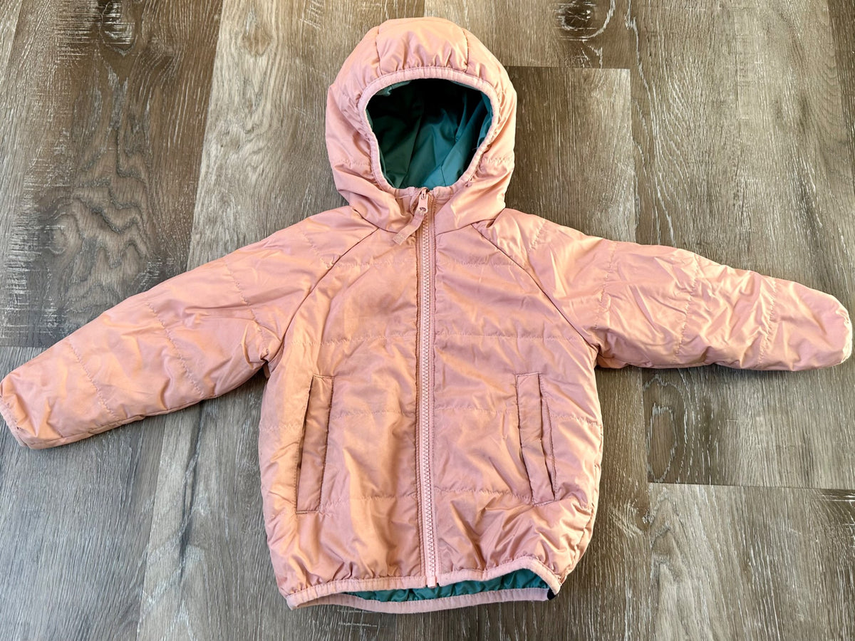MEC reversible jacket, pink/teal, Size 3, VGUC , Kids 3T
