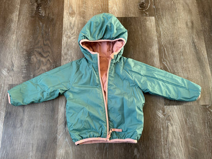 MEC reversible jacket, pink/teal, Size 3, VGUC , Kids 3T
