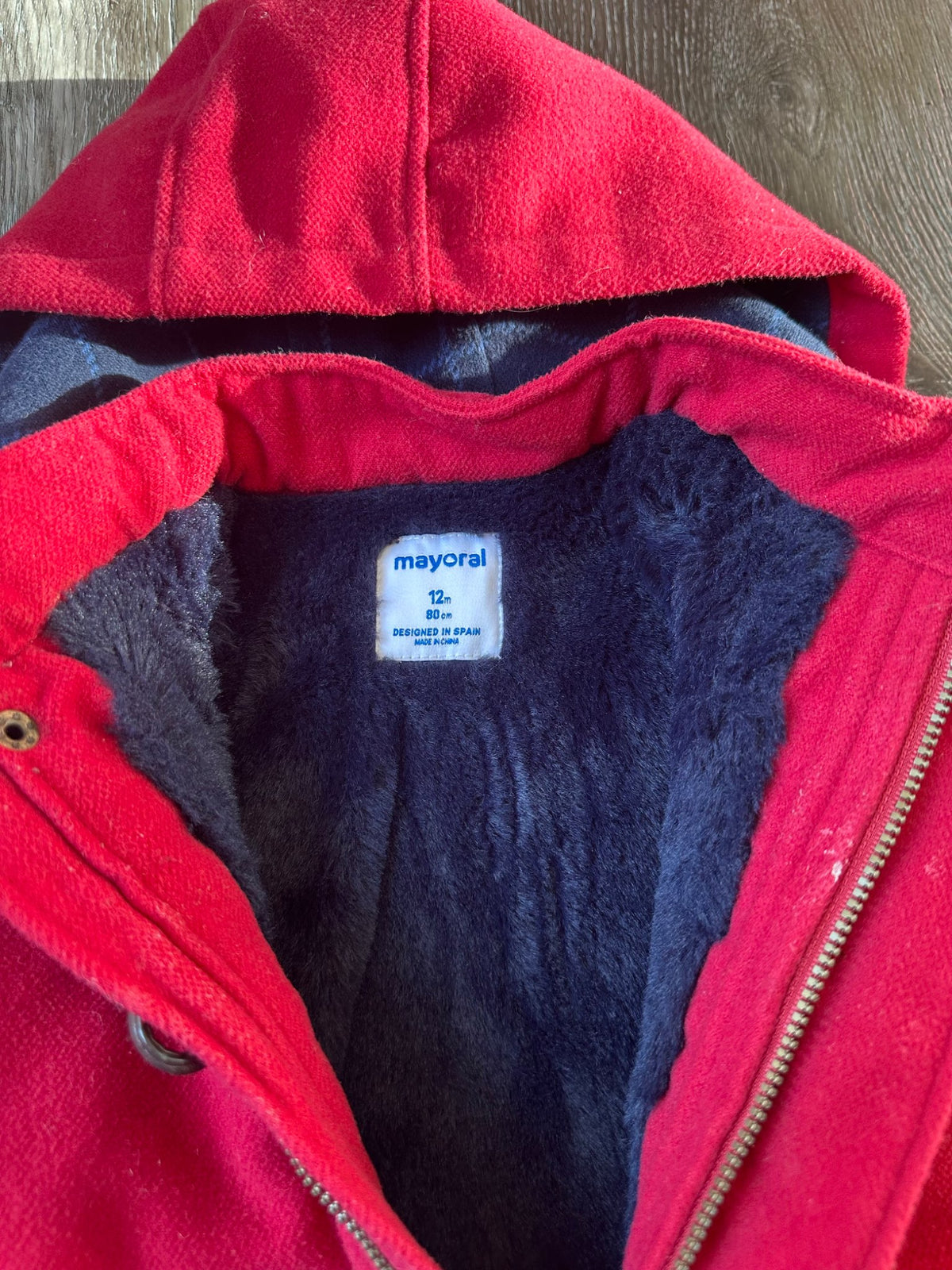 Mayoral girls winter dress coat, size 2T(see description), EUC, Kids 2T