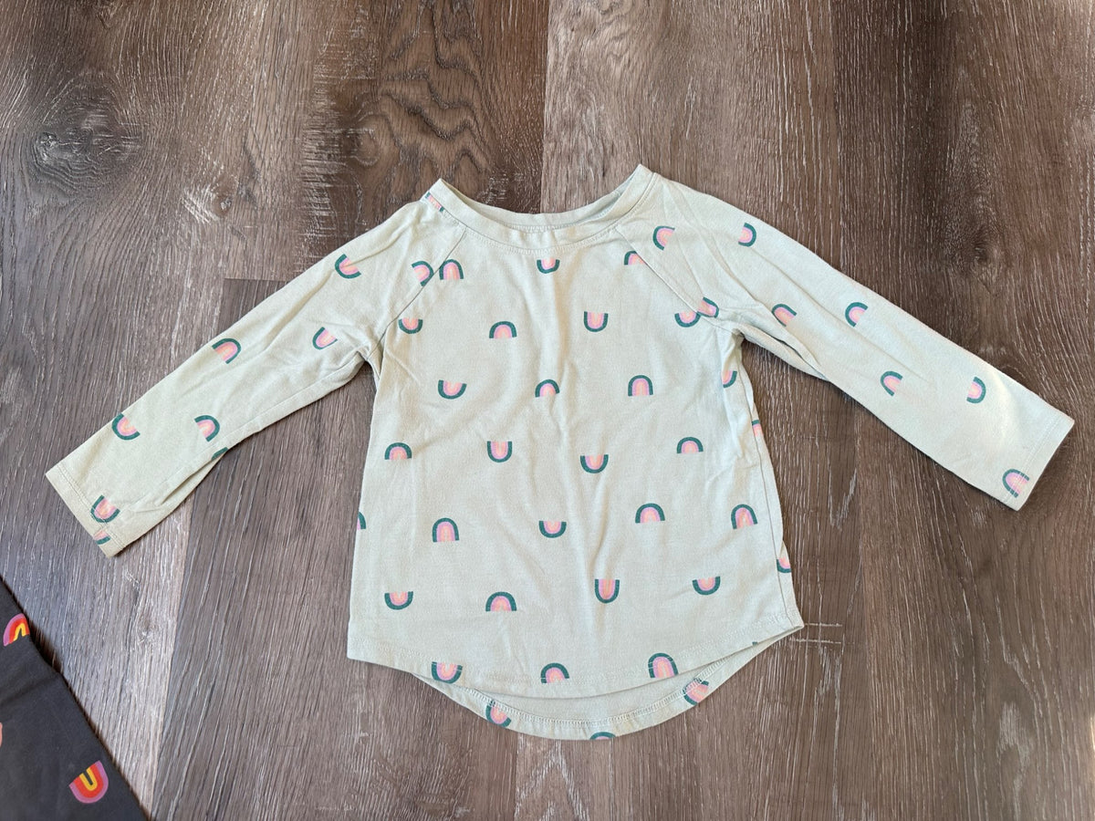 Cat & Jack rainbow outfit, Size 3, EUC, Kids 3T