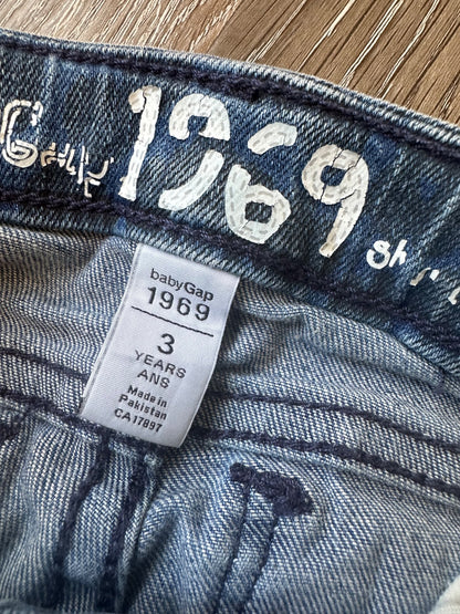 Gap jeans with animal print, Size 3, VGUC , Kids 3T