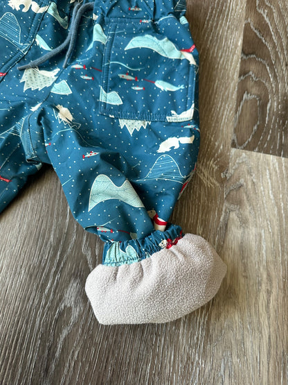 Jan and Jul Waterproof Fleece-lined Pants, size 1, EUC, Kids 24 Month (18-24M)
