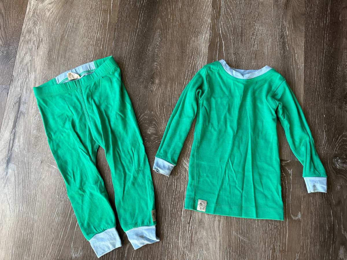 Wee Woolies merino wool base layer set, Size 1, EUC, Kids 24 Month (18-24M)