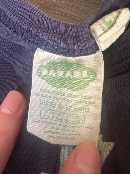Parade Organics onesie, Size 6-12 months, VGUC , Kids 12 Month (9-12M)