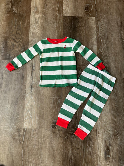 Carter’s striped Christmas Pajamas, size 24 months, EUC, Kids 24 Month (18-24M)