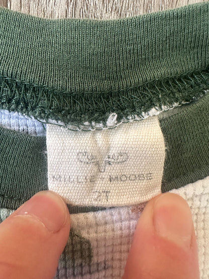 Millie and Moose Organic cotton pajamas, Size 2T, EUC , Kids 2T