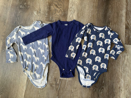 3x onesies, Size 18-24 months, EUC, Kids 24 Month (18-24M)
