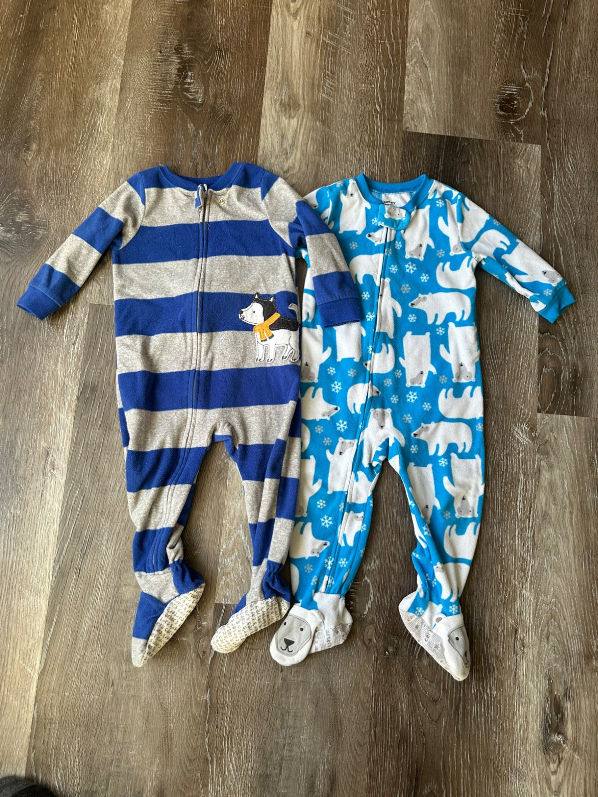 Fleece Pajamas x2, Size 18 months VGUC , Kids 18 Month (12-18M)
