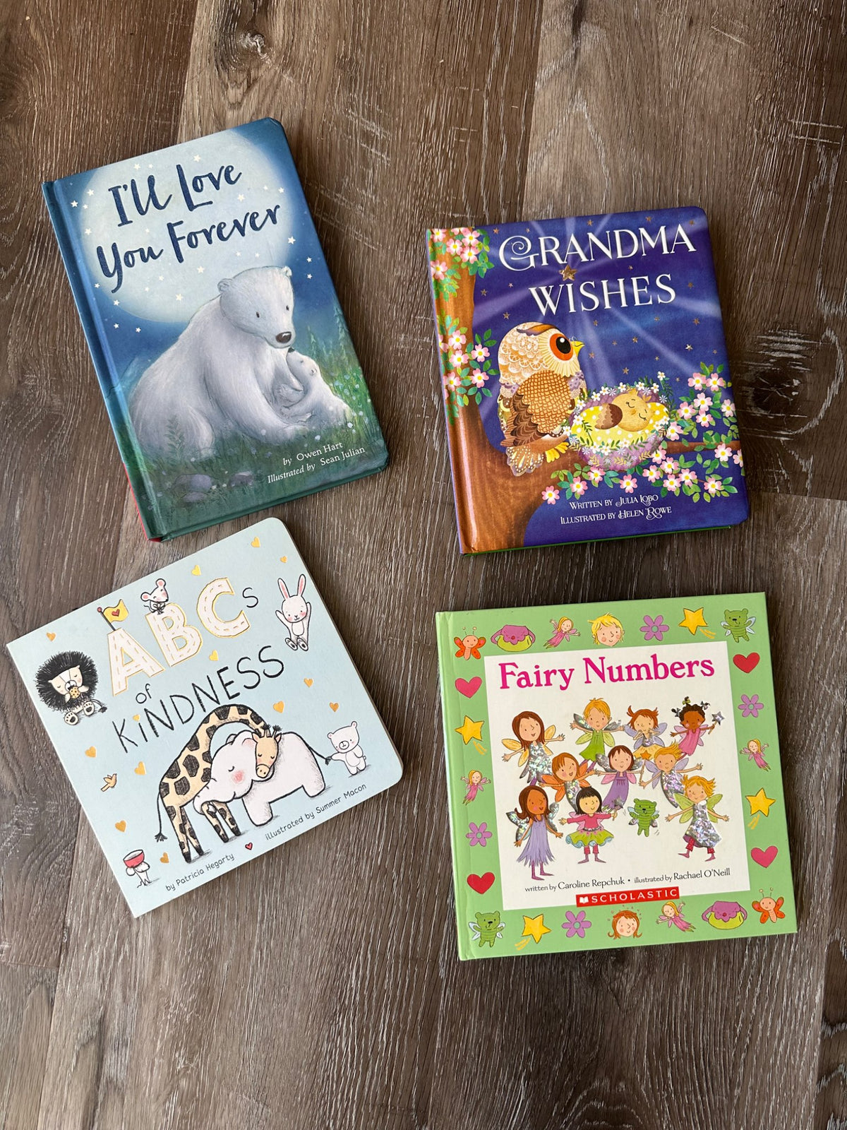 4x kids board books