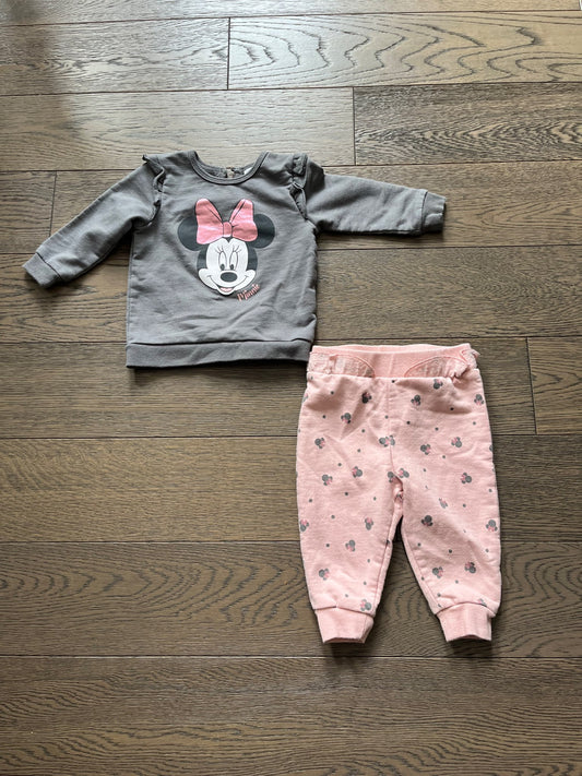 Baby Girl Minnie Mouse Outfit, Disney Baby, 3-6 months, Kids 6 Month (3-6M)