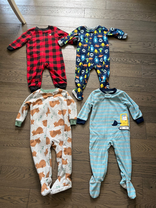 Toddler Fleece PJ Bundle, Carters, 18 months, Kids 18 Month (12-18M)
