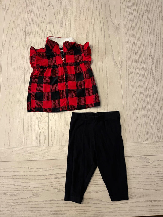 Baby Girl Vest & Pants, Carters, 6 months, Kids 6 Month (3-6M)