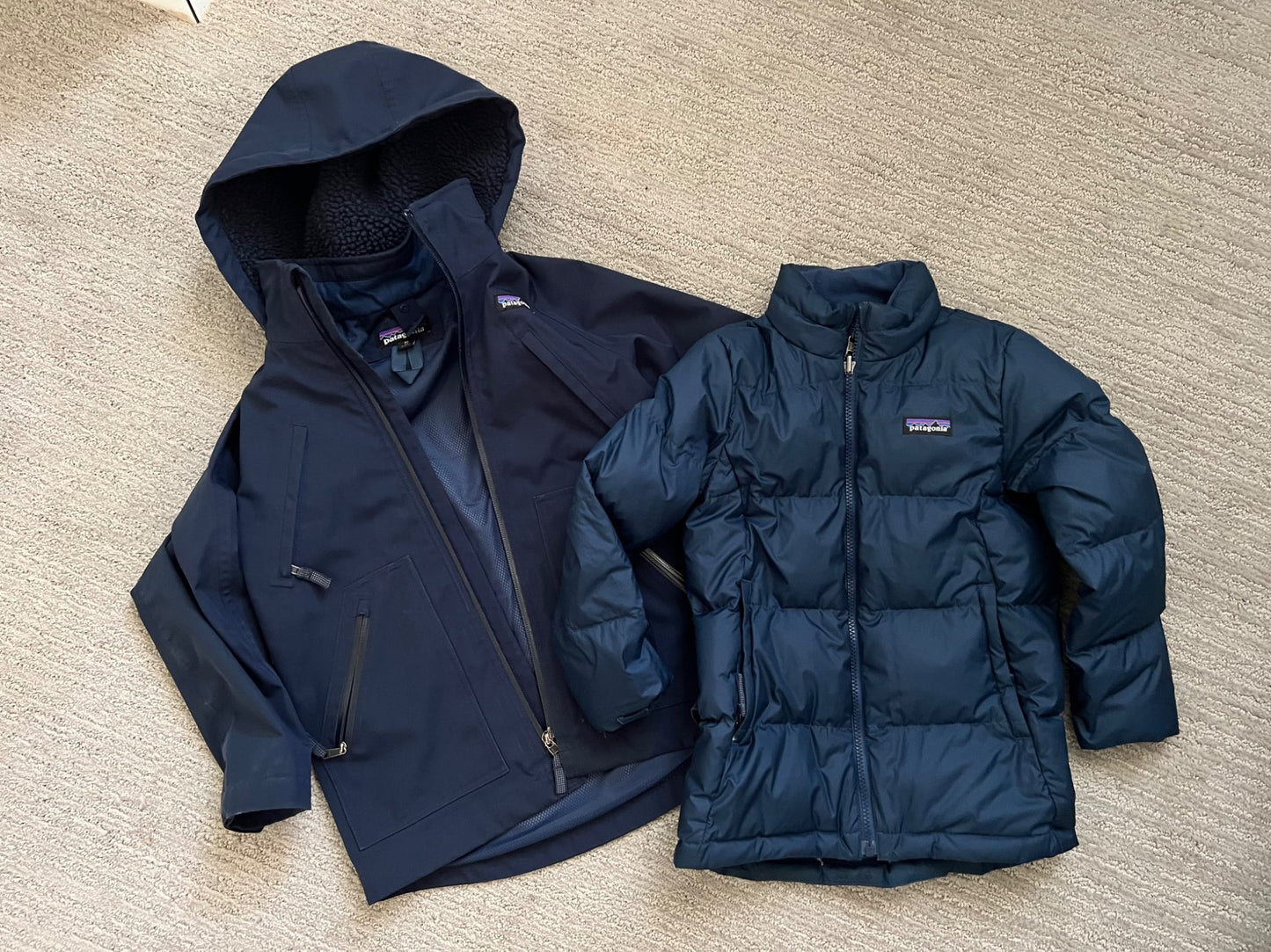 Patagonia Boys XS "Tres 3-in-1 Parka" (Mint Condition - MSRP $300), Kids 6/6X (extra small)