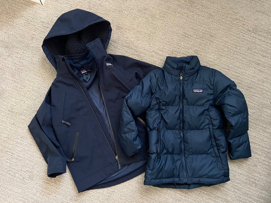 Patagonia Boys XS "Tres 3-in-1 Parka" (Mint Condition - MSRP $300), Kids 6/6X (extra small)