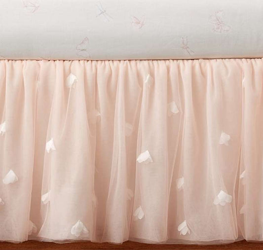 Monique Lhuillier Ethereal Tulle Crib Skirt - Pottery Barn (MSRP $194)