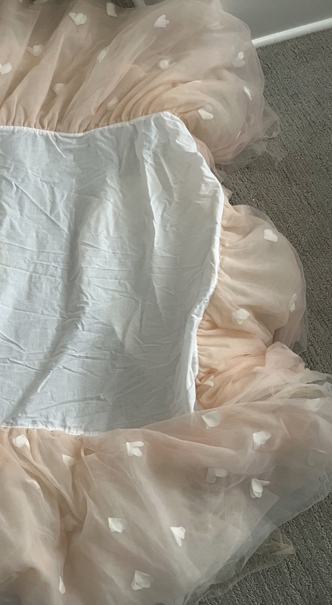 Monique Lhuillier Ethereal Tulle Crib Skirt - Pottery Barn (MSRP $194)