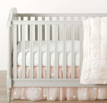 Monique Lhuillier Ethereal Tulle Crib Skirt - Pottery Barn (MSRP $194)