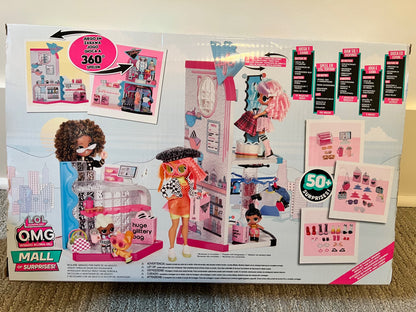 LOL Surprise! OMG Mall of Surprises Playset + 3 OMG Dolls
