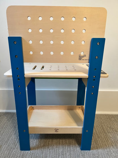 Hape Wooden Master Workbench with Tools & Accessories