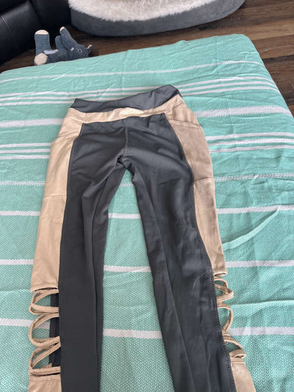 Justice Cut Out Leggings - Size 7-8, Kids 7