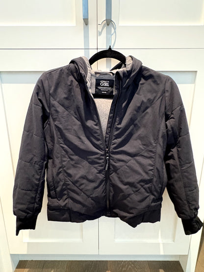 VGUC Athleta Girl Jump to it Jacket Size M/8-10 Hooded Coat , Kids 10