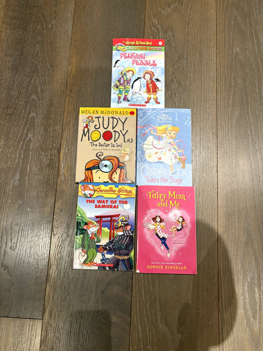 Bundle of 5 Various Chapter Books Ages 6-10 - All VGUC