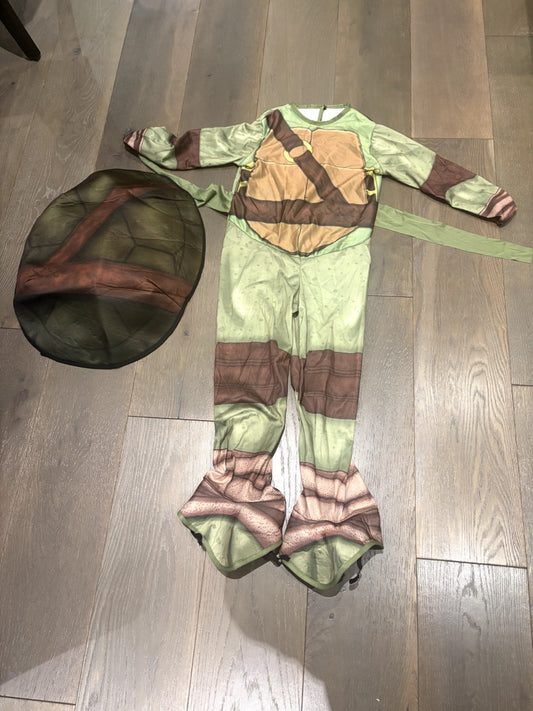 VGUC 2 Piece Teenage Mutant Ninja Turtle Costume Size S, Kids 7 & 8 (small)