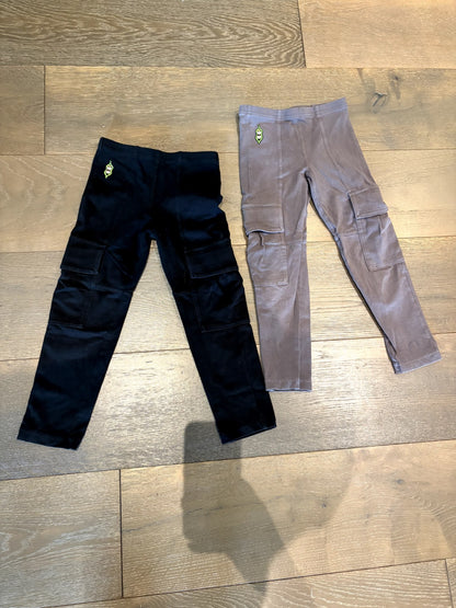 VGUC Bundle -  2 pairs of  Legging Peekaboo Beans  - Size 5, Kids 5/5T (extra small)