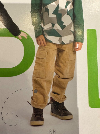 VGUC*  Peekaboo Beans "Ranger Pants" Size 5, Kids 5/5T