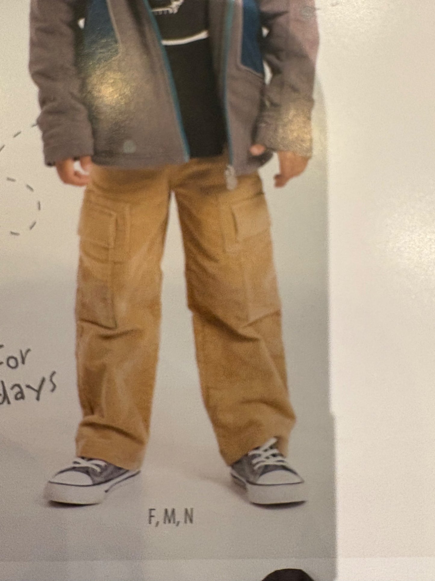 VGUC*  Peekaboo Beans "Ranger Pants" Size 5, Kids 5/5T