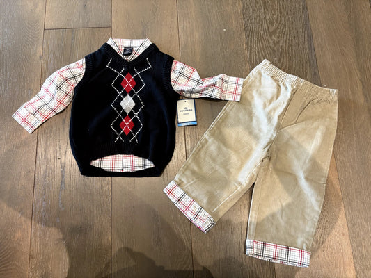 NWT - Dockers 3 piece Set - Size 18M, Kids 18 Month (12-18M)