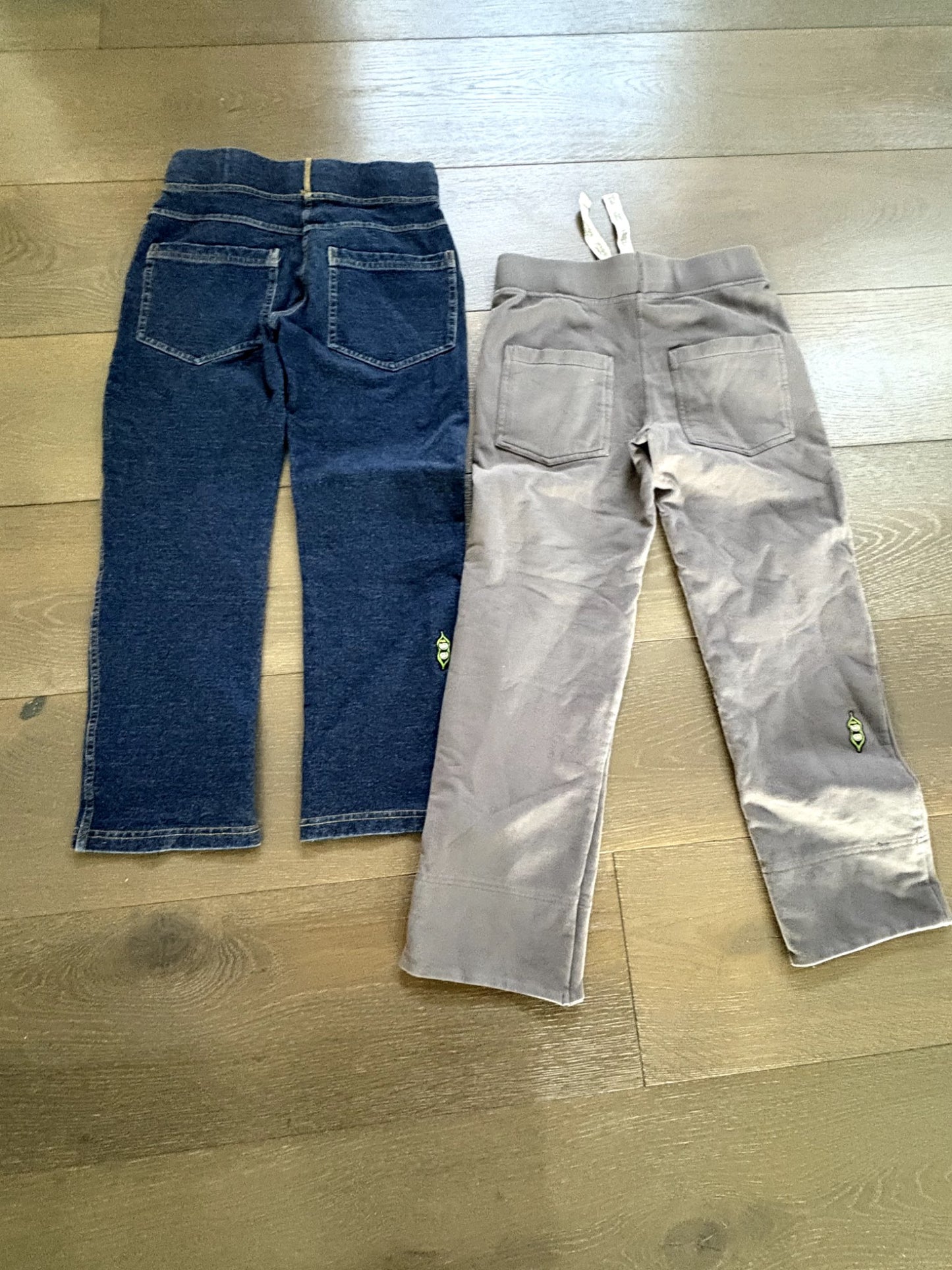 VGUC Peekaboo Beans Bundle of 2 Pants - Size 7, Kids 7 & 8