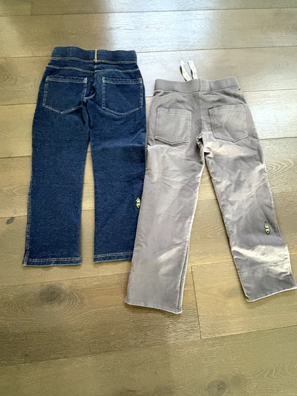 VGUC Peekaboo Beans Bundle of 2 Pants - Size 7, Kids 7 & 8