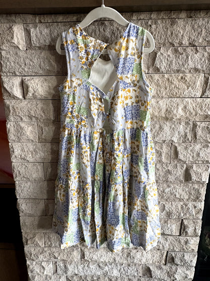 EUC "Japna Girls" Floral Patchwork Summer Dress Size 10, Kids 10