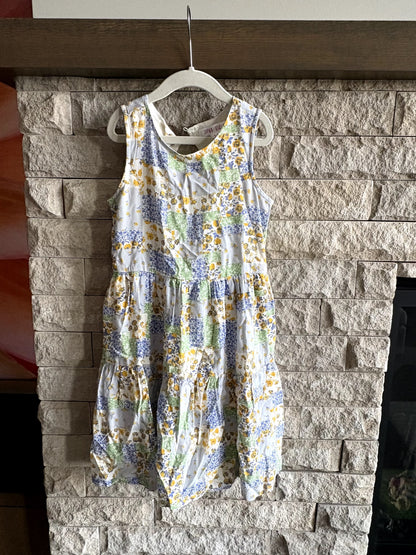 EUC "Japna Girls" Floral Patchwork Summer Dress Size 10, Kids 10