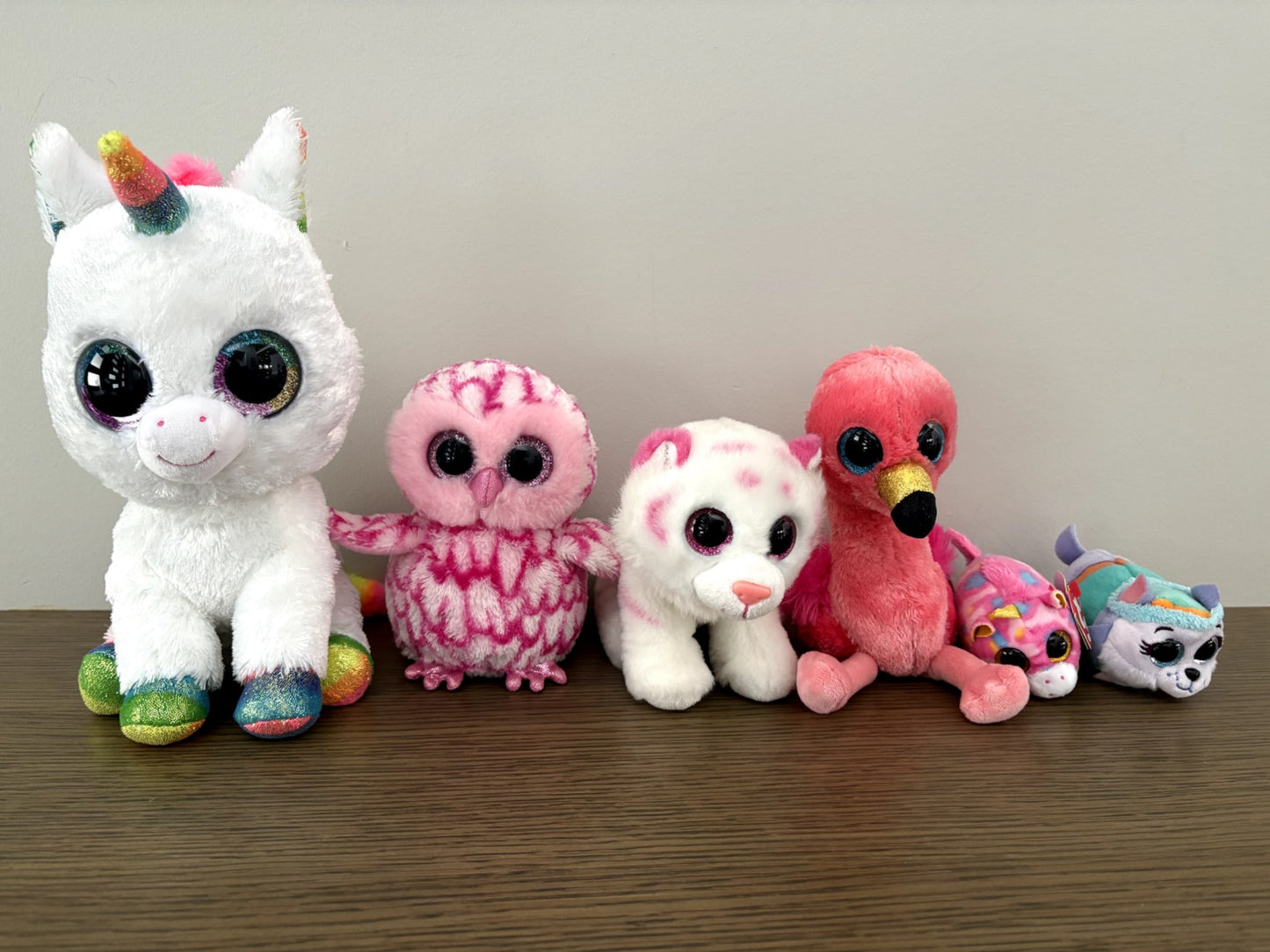 Bundle of 6 - VGUC mixed sized TY Beanie Boos
