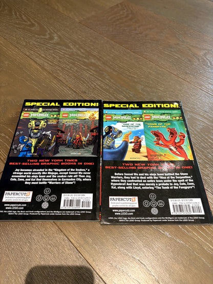 VGUC - Bundle of 2 Ninjago Graphic Novel Books for ages 8-11