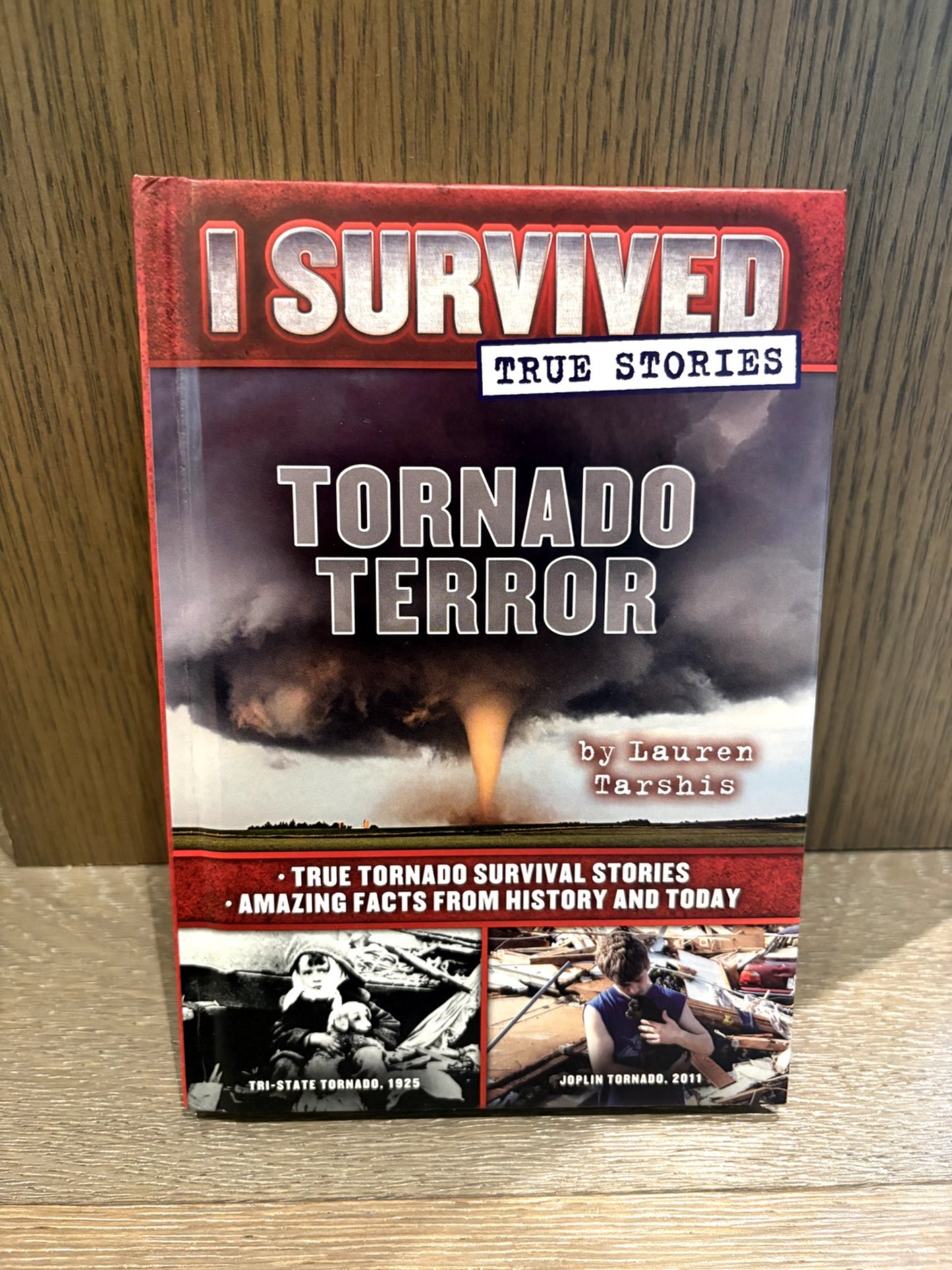 EUC Hardcover Book - I Survived True Stories Series "Tornado Terror"  (Ages 7-10)