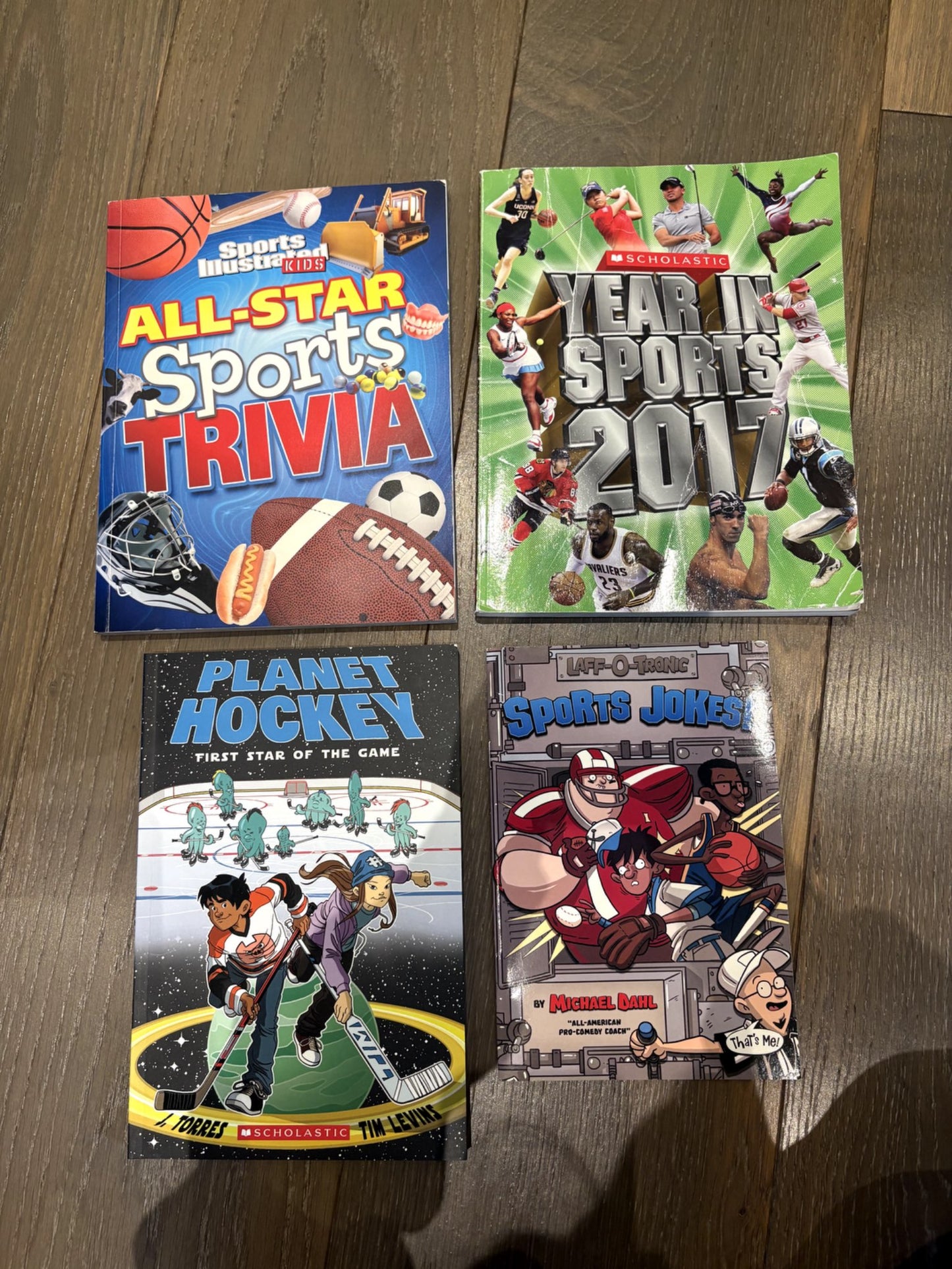 GUC - Bundle of 4 Sports Themed Books for ages  8-13