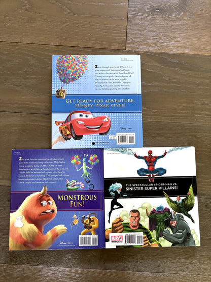 GUC - Bundle of 3 Disney/Pixar/Marvel hardcover Storybook Collection Books