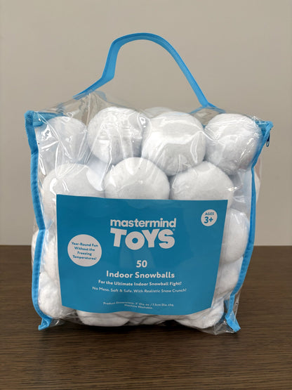 VGUC - Mastermind Toys 50 Pack of Indoor Snowballs