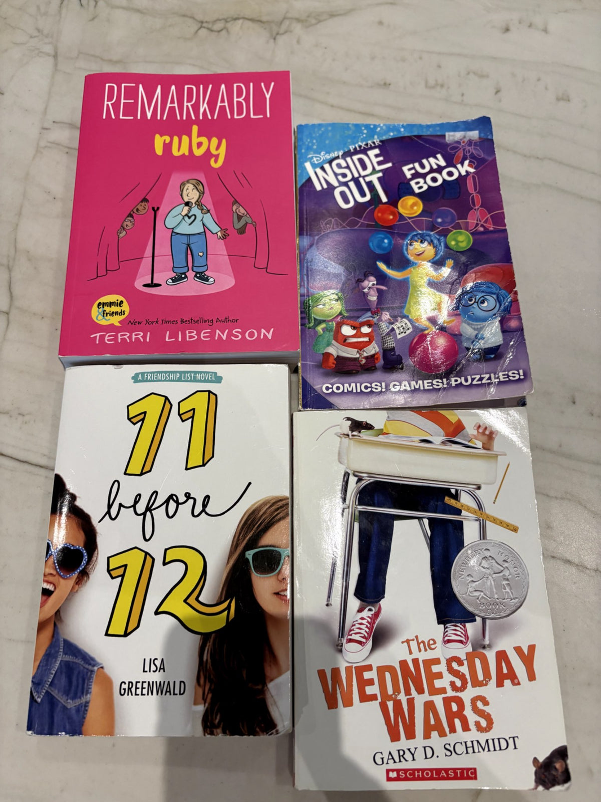 Bundle of 4 Youth (ages 10-12) Books GUC-VGUC
