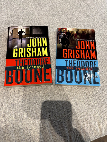 VGUC Bundle of 2 - Theodore Boone Series by John Grishham- Ages 9-13 770L (Lexile)