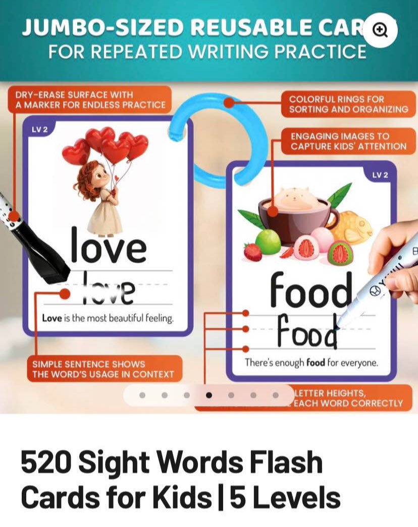Sight Word Flash Cards