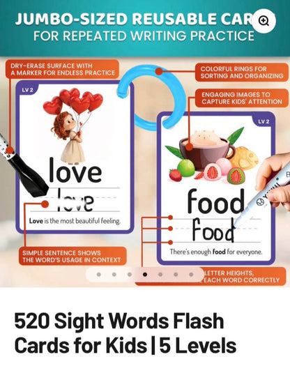 Sight Word Flash Cards