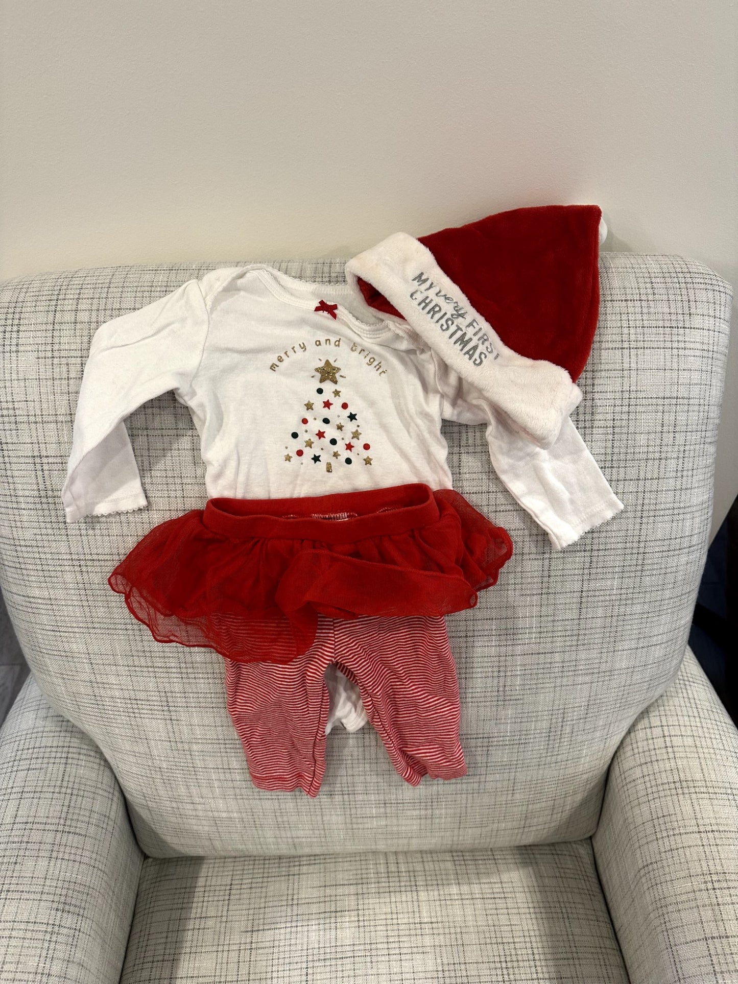 Christmas Outfit Set, Carters, 6M, Kids 6 Month (3-6M)