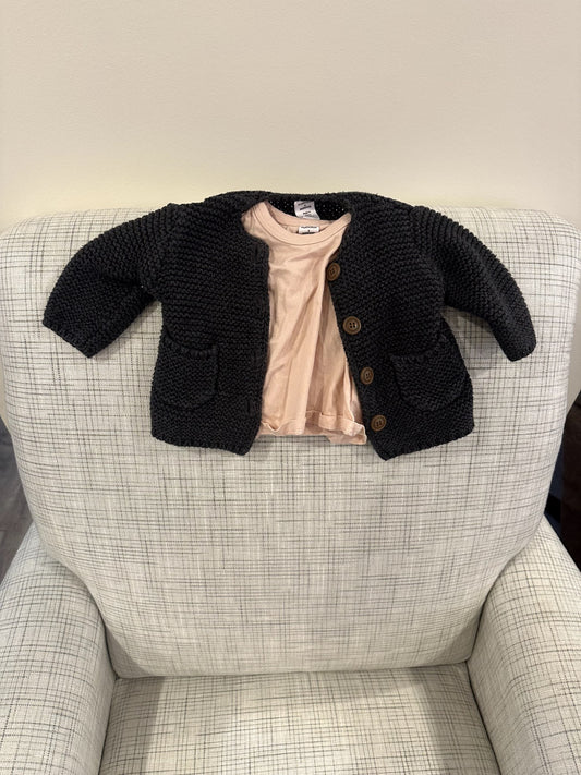 Cardigan and Shirt, Nordstrom, 3M, Kids 3 Month (0-3M)