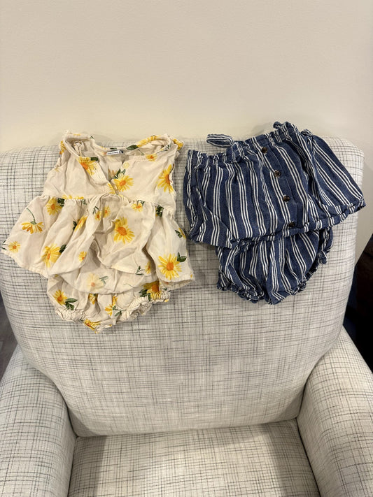 Tank and Shorts Set of 2, Old Navy, 6-12M, Kids 12 Month (9-12M)
